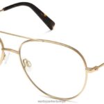 Warby Parker york N8ZXX8136 cilalı altın gözlük