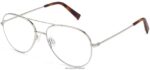 Warby Parker york N8ZXX8138 cilalı gümüş gözlük