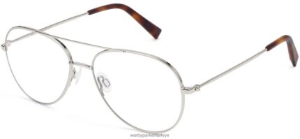Warby Parker york N8ZXX8138 cilalı gümüş gözlük