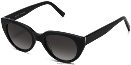 Warby Parker zora N8ZXX8853 Jet Siyahı gözlük